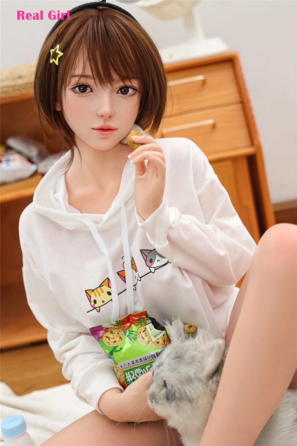 Real Girl 148cm普通乳 新作R80頭部 シリコン材質ヘッド+TPE材質ボディー 口開閉機能付き カスタマイズ可