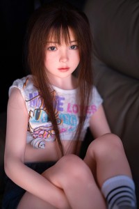 WAXDOLL 142cm 貧乳 GD06ヘッド リアルメイク付き フルシリコン製ラブドール