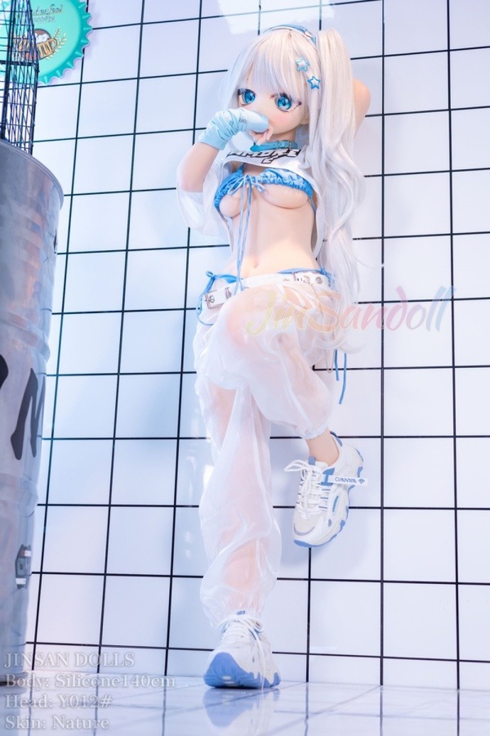 WM Doll 140cm Bカップ #Y012ヘッド ソフトビニール製ヘッド+シリコン製ボディ アニメドール