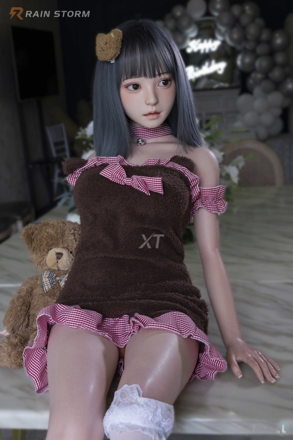 XT DOLL 150cm Dカップ Akiraヘッド 軽量化ボディ フルシリコン製ラブドール