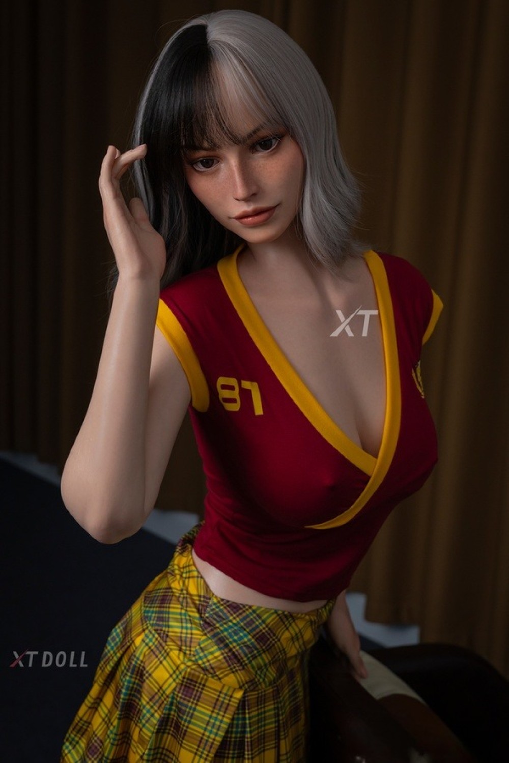 XT DOLL 165cm Eカップ Julieヘッド 軽量化ボディ 掲載画像は口開閉機能付き フルシリコン製ラブドール