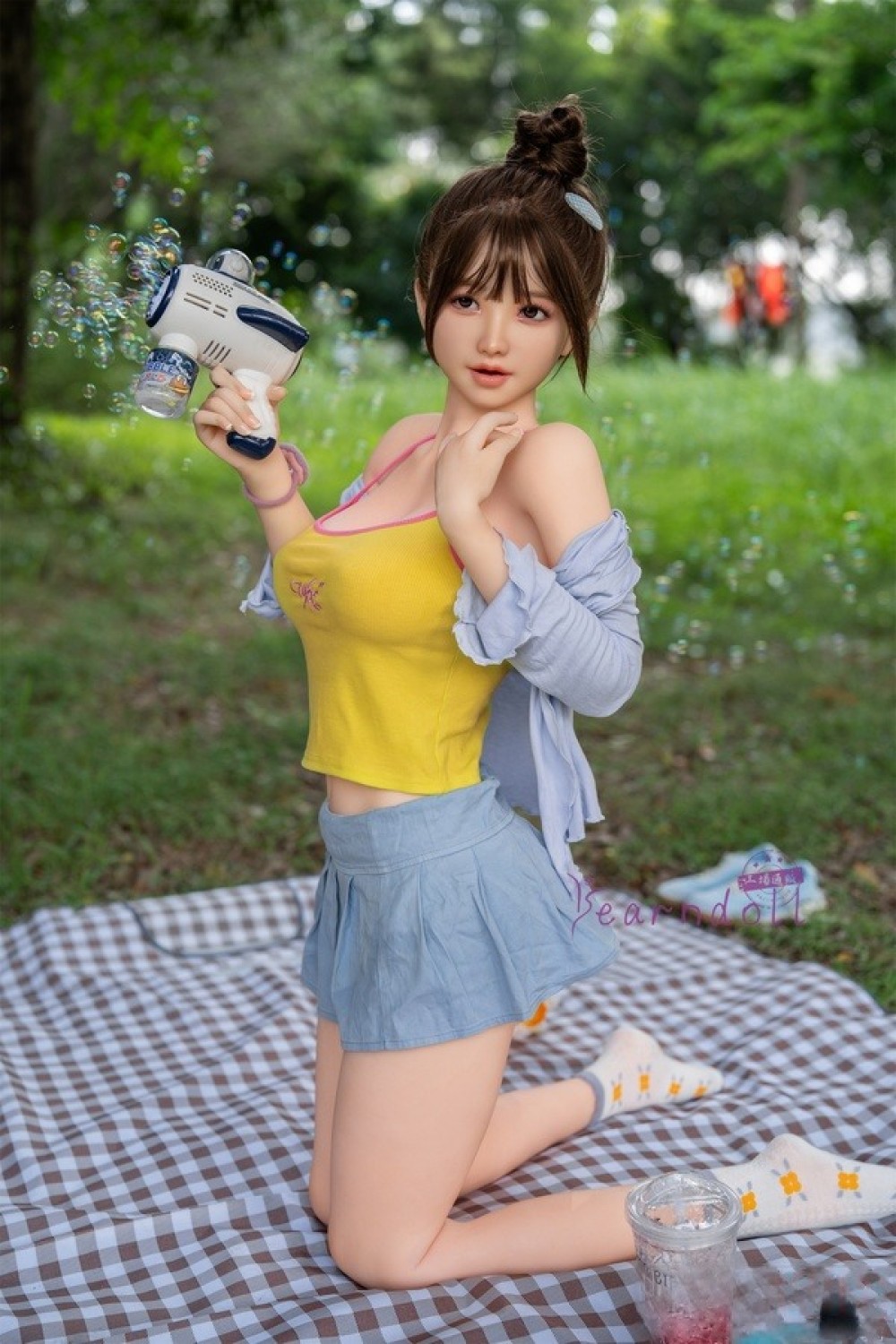 YearnDoll 【進化版】 160cm Eカップ リアル皮膚メイク付き Y216ヘッド 口開閉機能&オーラル&模擬口腔付き フルシリコン製ラブドール
