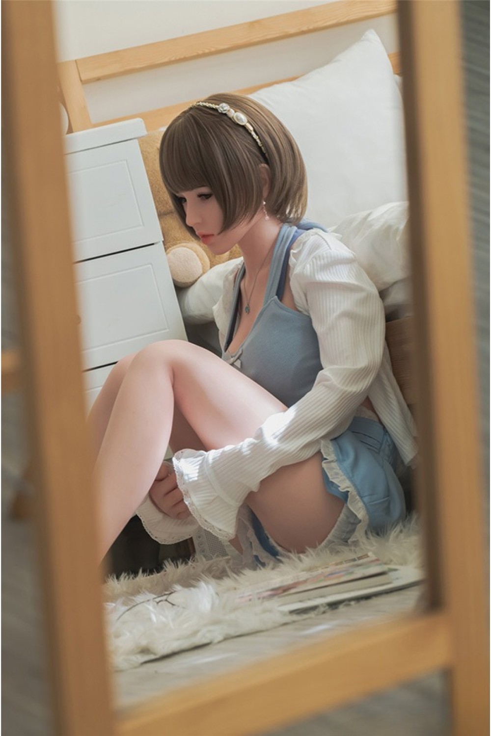 Art-doll 148cm Dカップ M1ヘッド 澪(みお) M16ジョイント汎用版 19kgの軽量化 フルシリコン製ラブドール