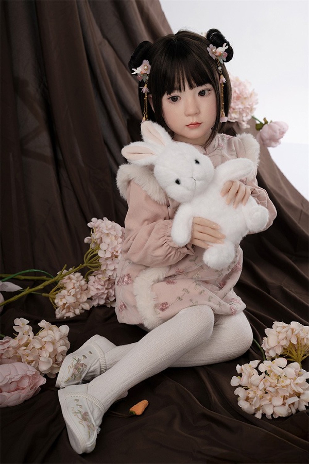 AXB Doll 新型110cm バスト平 GB05Rヘッド 掲載画像のボディはリアルメイク付き シリコン製頭部+TPEボディ