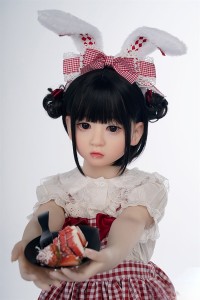 AXB Doll 新型110cm バスト平 GB04ヘッド 掲載画像のボディはリアルメイク付き シリコン製頭部+TPEボディ