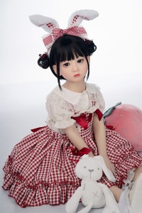AXB Doll 新型110cm バスト平 GB04ヘッド 掲載画像のボディはリアルメイク付き シリコン製頭部+TPEボディ
