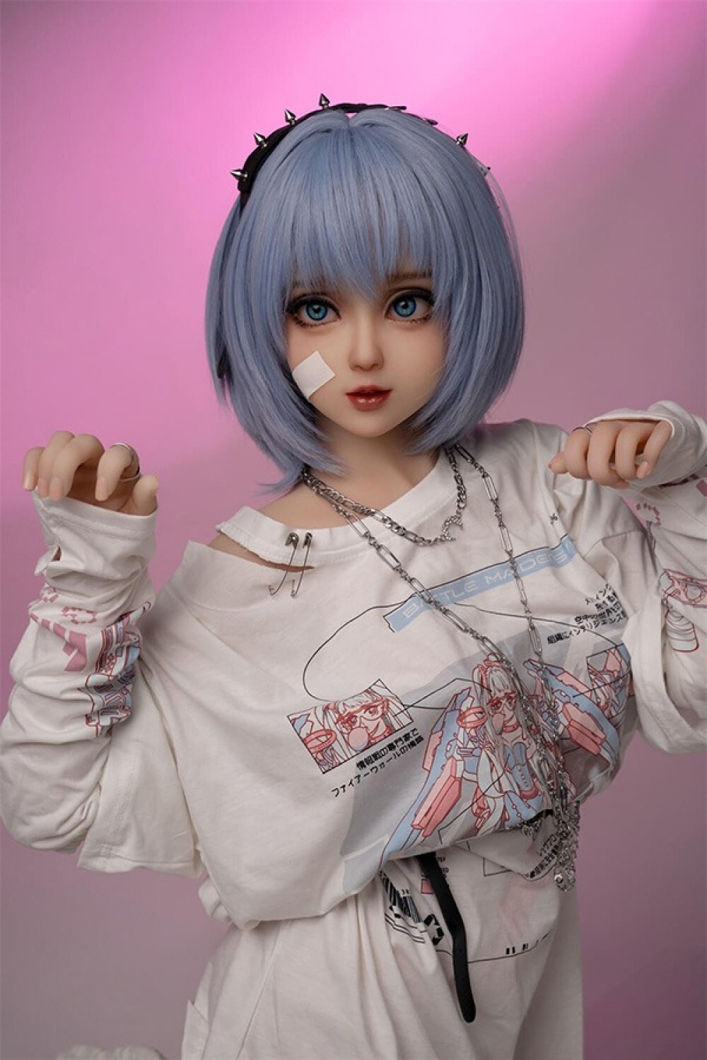 AXB Doll 140cm バスト中 TD45 最新メイク 掲載画像のボディはリアルメイク付き TPE製ラブドール