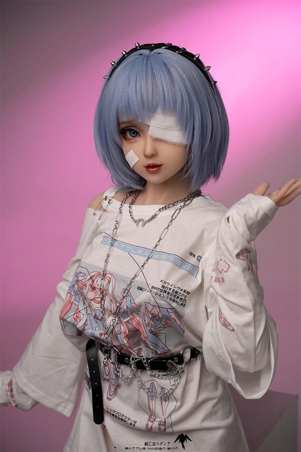 AXB Doll 140cm バスト中 TD45 最新メイク 掲載画像のボディはリアルメイク付き TPE製ラブドール