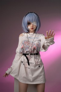 AXB Doll 140cm バスト中 TD45 最新メイク 掲載画像のボディはリアルメイク付き TPE製ラブドール