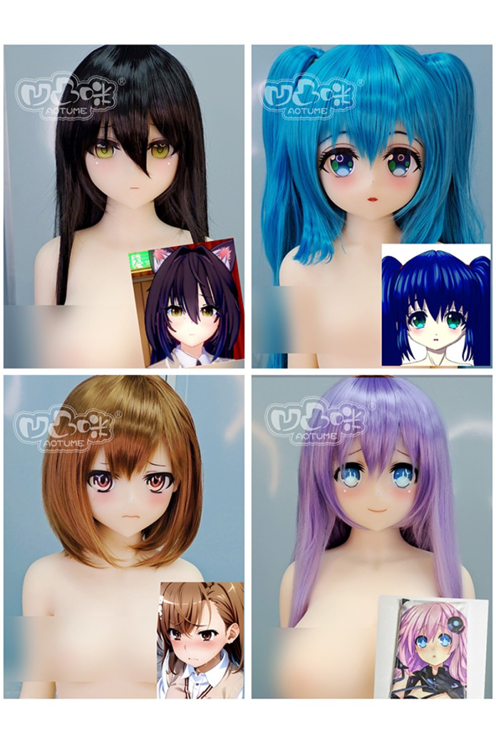 Aotume Doll ヘッド単体 専用ページ TPE製・シリコン製 頭部単体 アニメドール カスタマイズオーダー