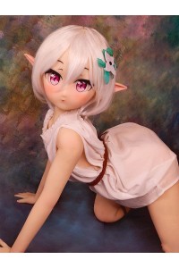 Aotume Doll 135cm AAカップ(細身タイプ) #18 ELF ears TPE製ラブドール