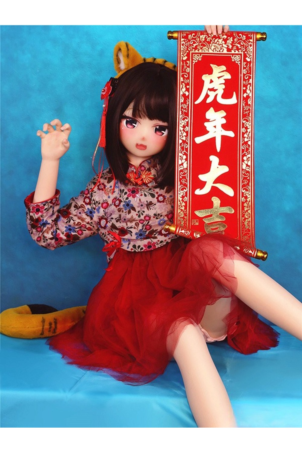 Aotume Doll 135cm AAカップ(細身タイプ) #65ヘッド 頭部とボディ自由に組み合わせ可 シリコン頭部+TPE材質ボディ