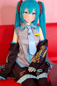 Aotume Doll 145cm Bカップ #75ヘッド 初音 ミク 掲載画像はシリコン頭部+TPE材質ボディ