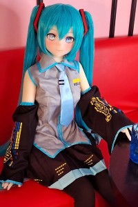 Aotume Doll 145cm Bカップ #75ヘッド 初音 ミク 掲載画像はシリコン頭部+TPE材質ボディ