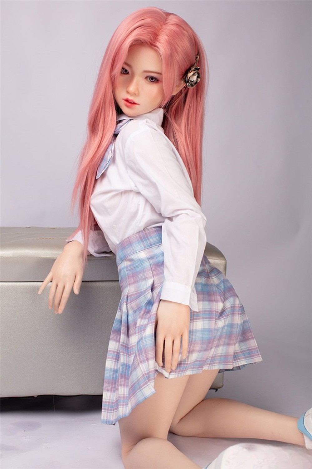 DOM Doll 130cm貧乳 Aカップ D2ヘッド歯あり ヘッド及びボディー材質選択可能 カスタマイズ可 宣材写真はフルシリコン材質