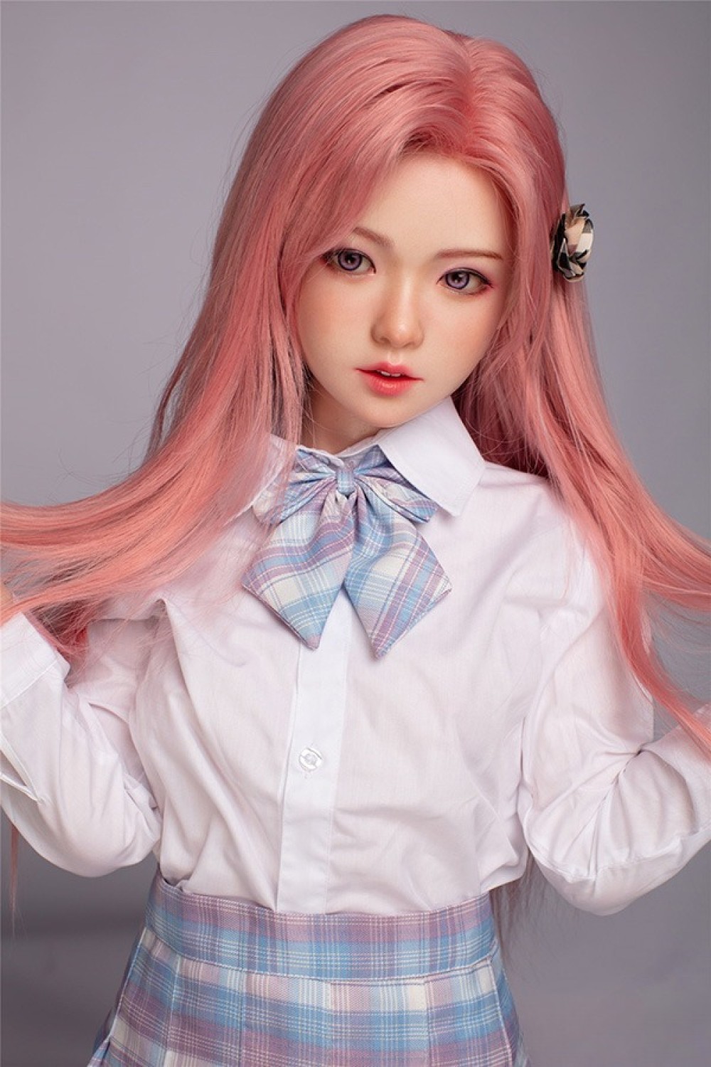 DOM Doll 130cm貧乳 Aカップ D2ヘッド歯あり ヘッド及びボディー材質選択可能 カスタマイズ可 宣材写真はフルシリコン材質