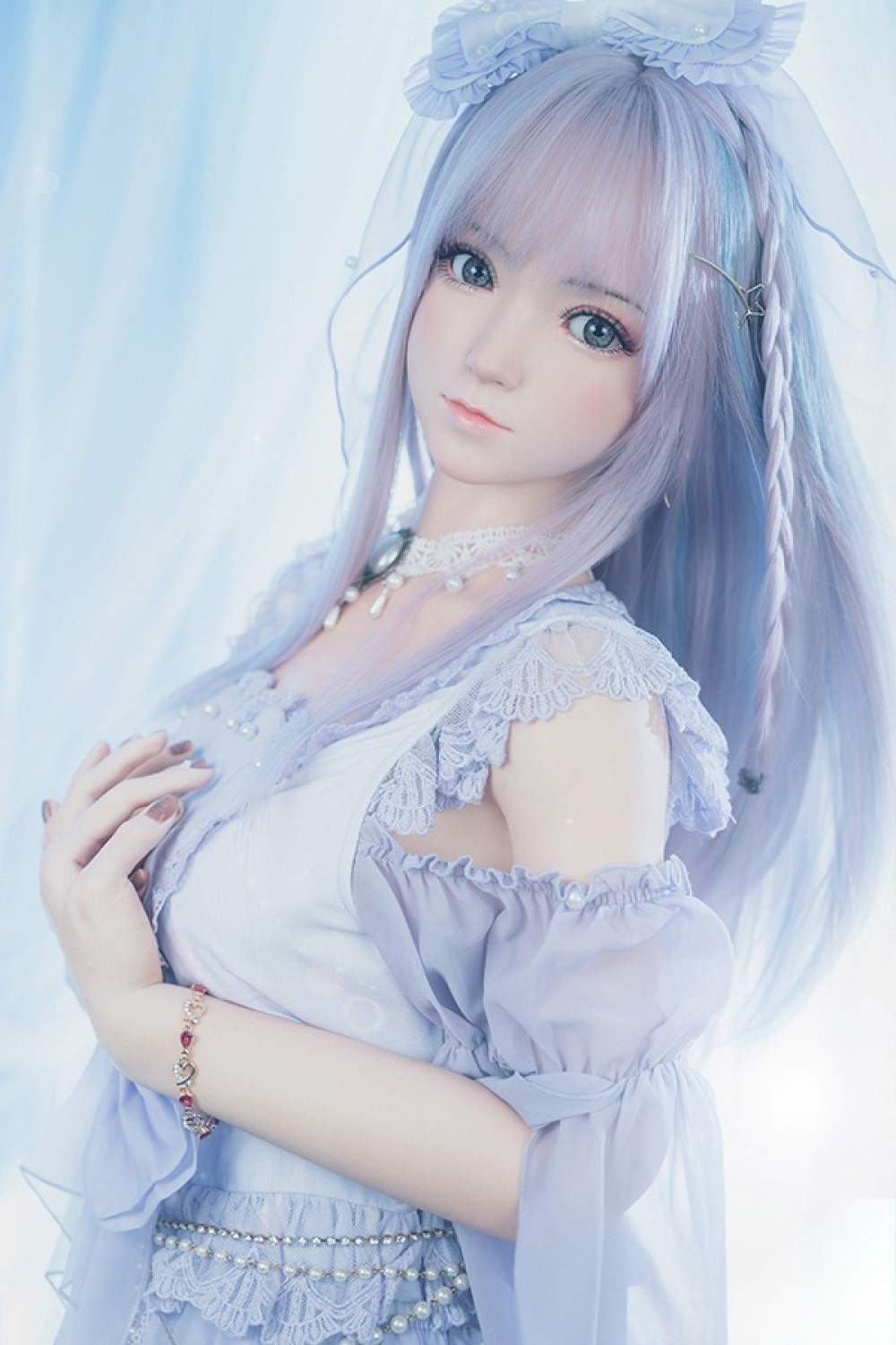 【即納・国内発送・送料無料】Mini Doll ミニドール セックス可能 60cm巨乳 シリコン製 鹿島ヘッド 収納が便利