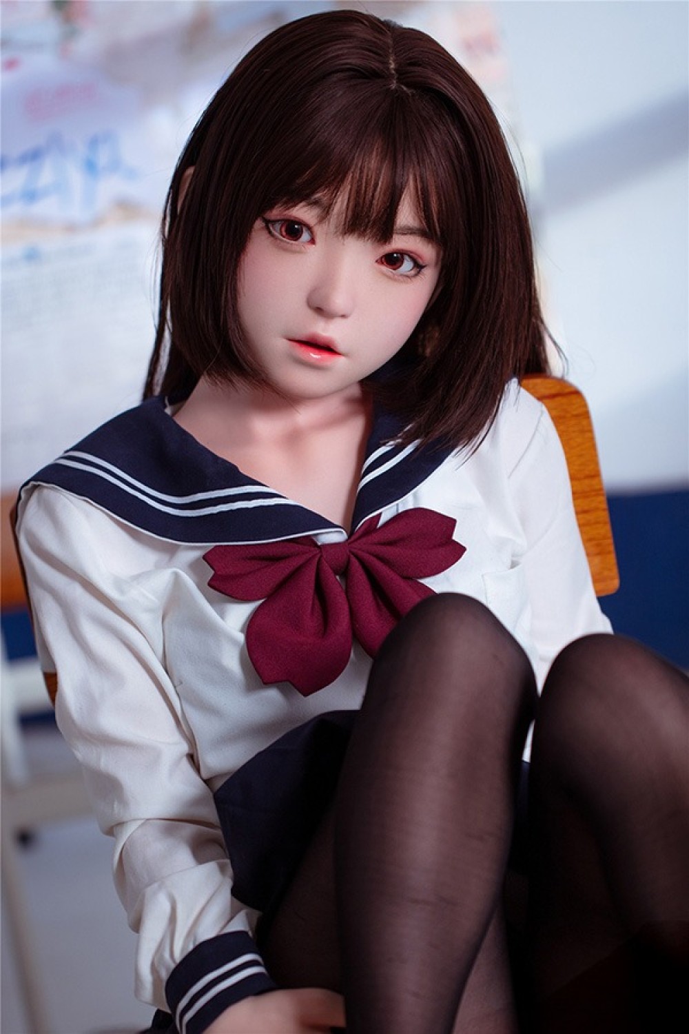 FUDOLL 136cm Aカップ 最新版メイク #8頭部 身長など選べる 高級シリコン頭部+TPE材質ボディ