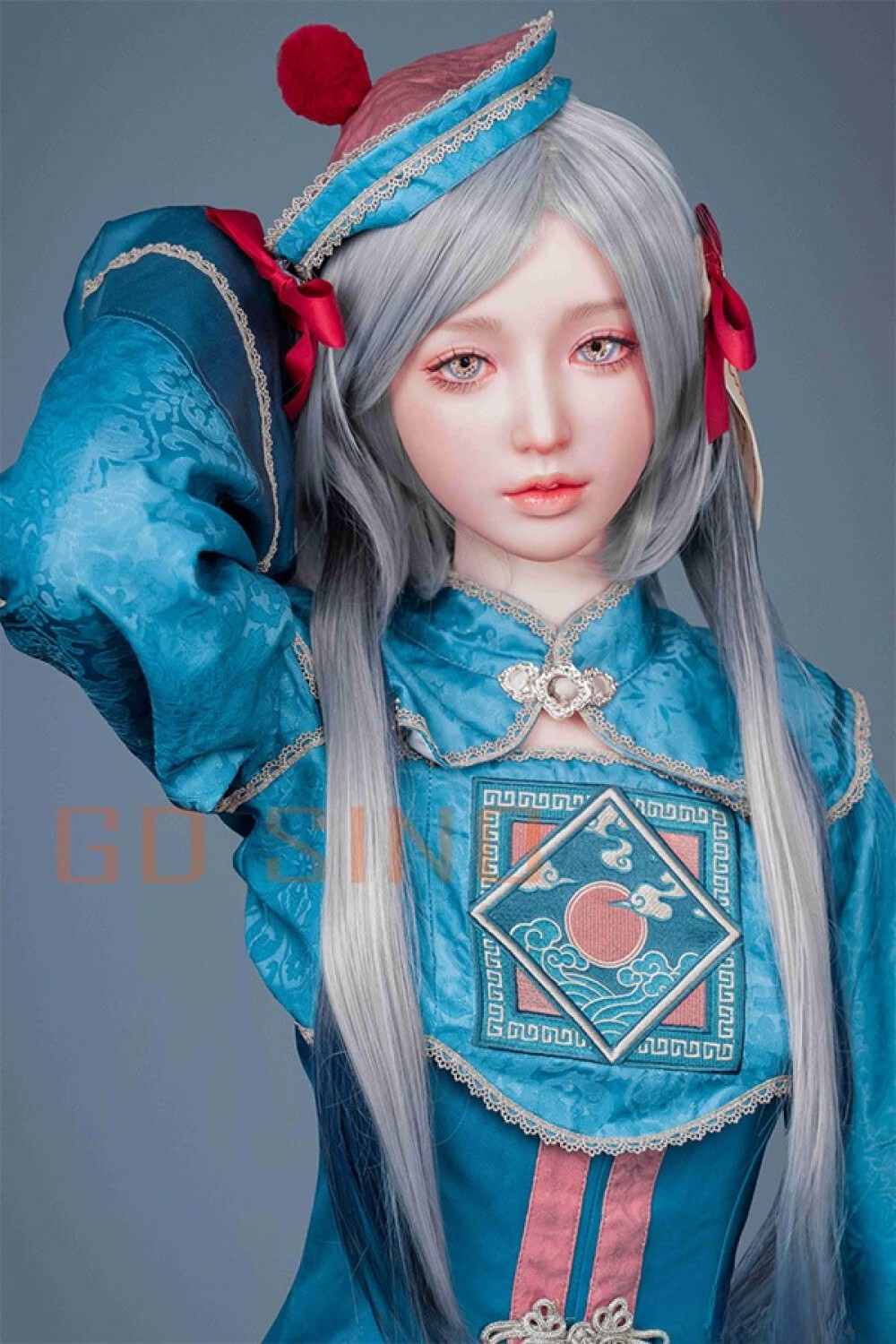 Doll Senior 148cm Cカップ 萌音 軟性シリコンヘッド オーラル機能+口開閉機能あり+模擬口腔付き 掲載画像はフルシリコン製ラブドール