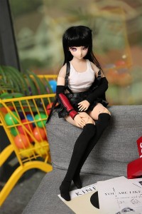 Mini Doll 58cm普通乳 BJD Tifaヘッド セックス可能 53cm-75cm身長選択可能