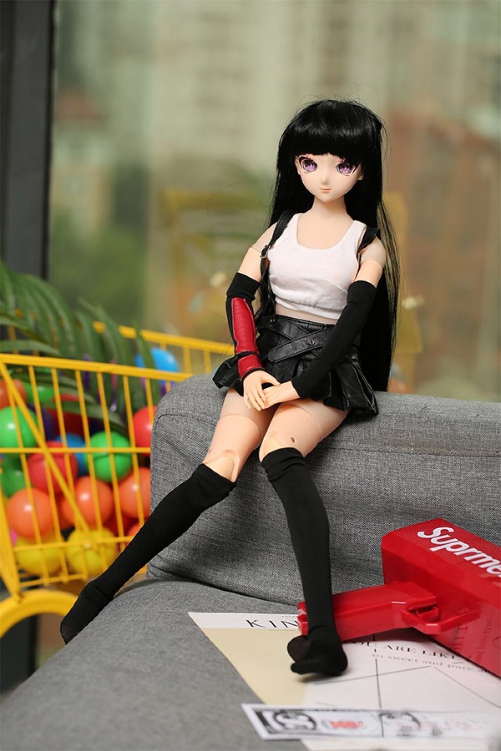 Mini Doll 58cm普通乳 BJD Tifaヘッド セックス可能 53cm-75cm身長選択可能