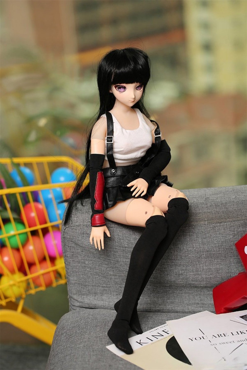 Mini Doll 58cm普通乳 BJD Tifaヘッド セックス可能 53cm-75cm身長選択可能