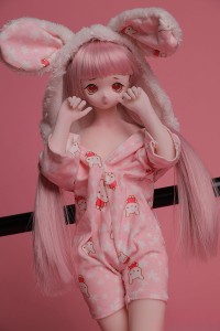Mini Doll 55cm貧乳シリコンボディ S4ヘッド 莎莉 身長選択可能 セックス可能 ミニドール