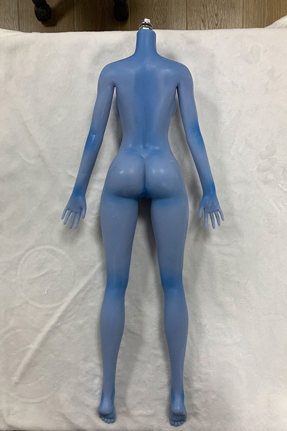 Mini Doll 60cm普通乳 シリコン製 ブルー肌色 身長選択可能 セックス可能 収納が便利 ミニドール