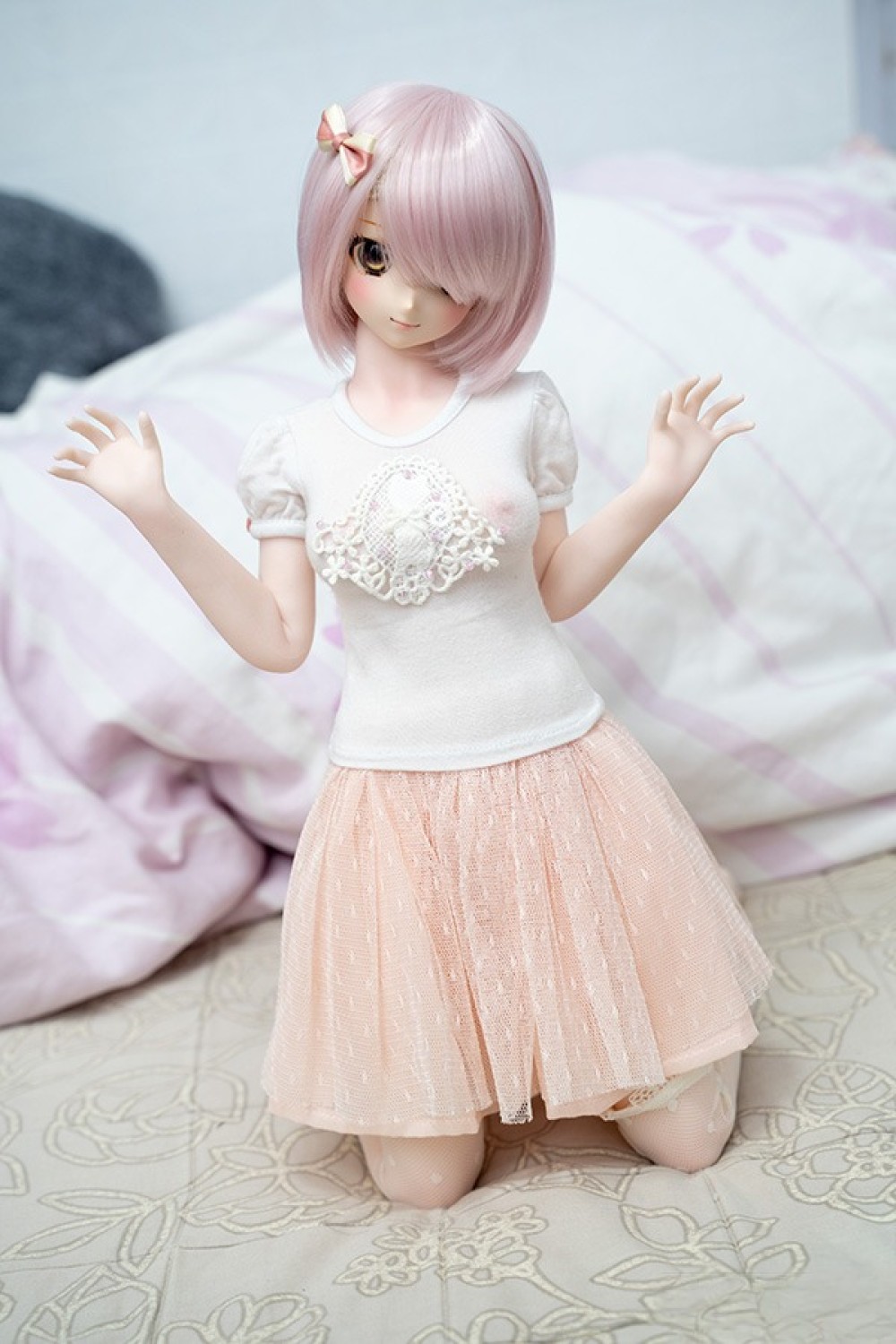 Mini Doll 60cm普通乳 シリコン S7ヘッド ミニドール セックス可能 身長選択可能