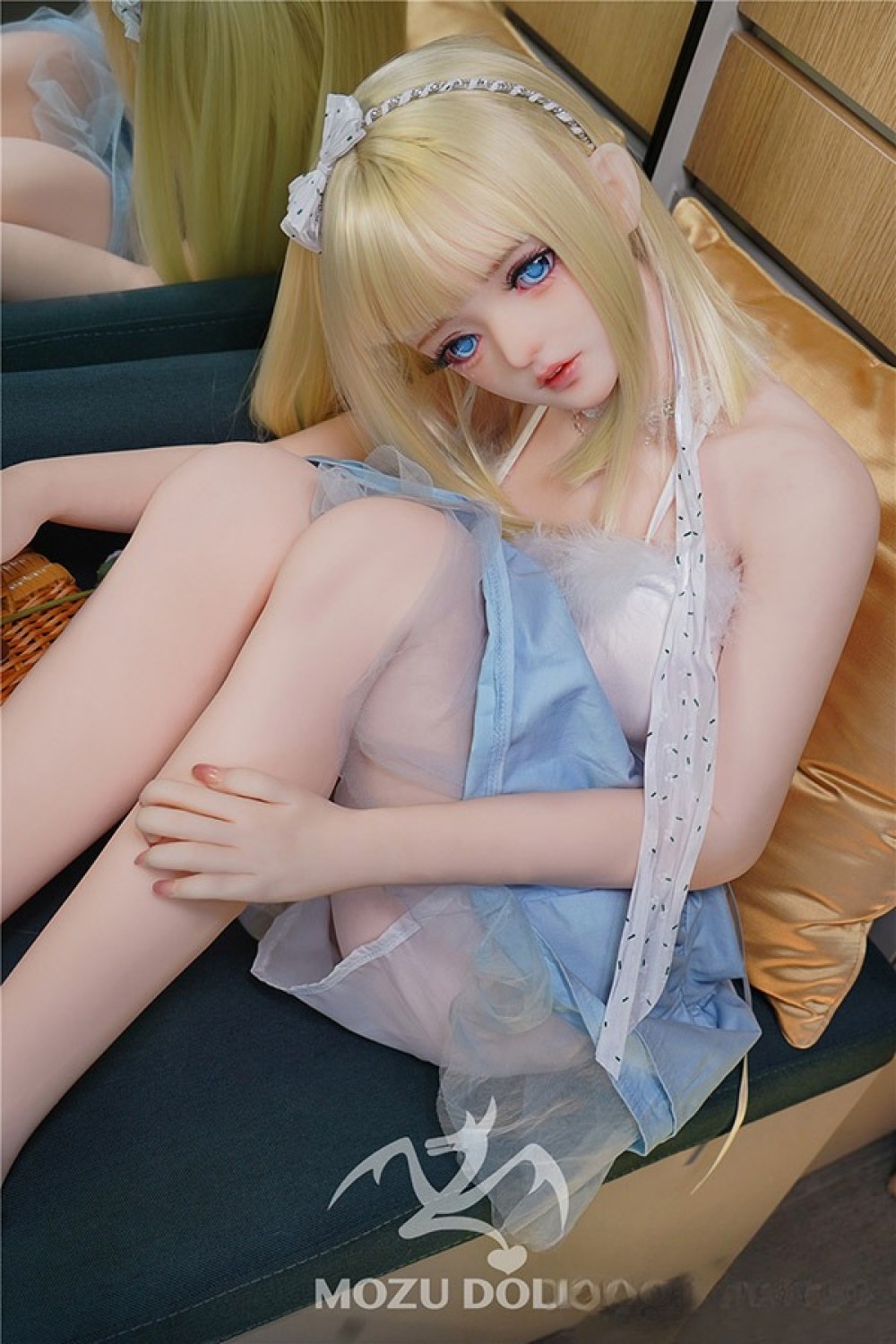 MOZU Doll 145cm Dカップ M2#頭部 体重25kg 肌色＆眼球色＆メイク＆ウィッグ＆衣装は宣材写真と同じ TPE製ラブドール