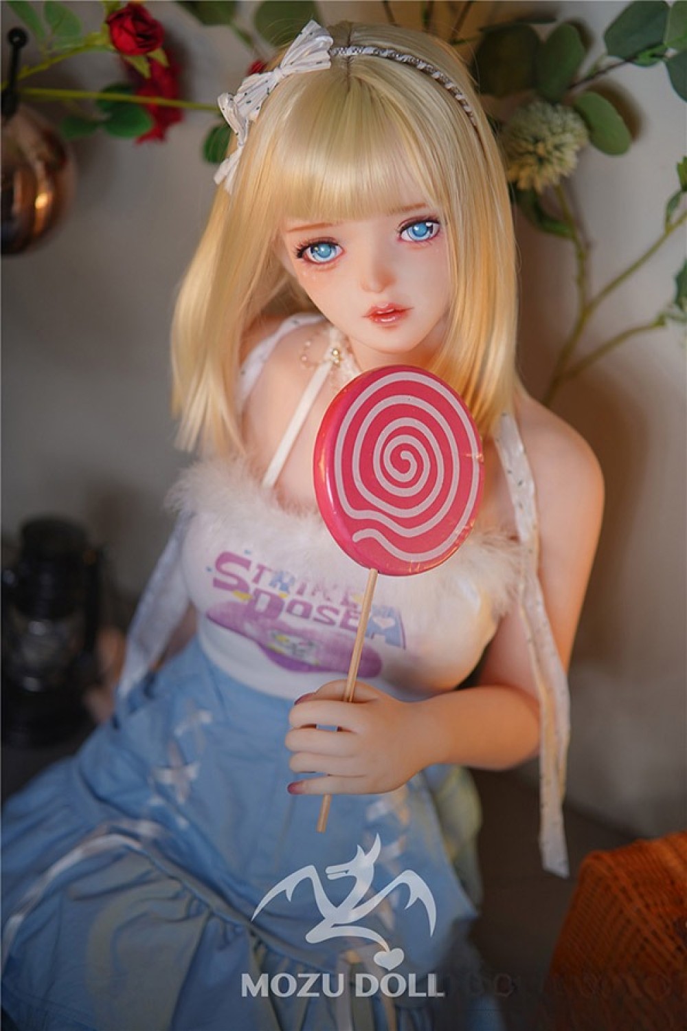 MOZU Doll 145cm Dカップ M2#頭部 体重25kg 肌色＆眼球色＆メイク＆ウィッグ＆衣装は宣材写真と同じ TPE製ラブドール