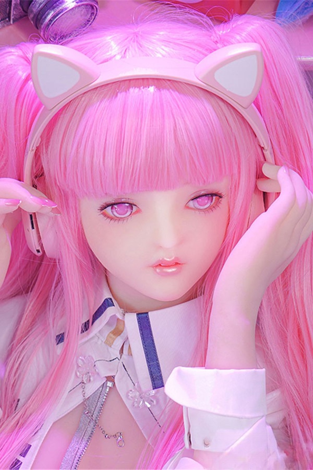 MOZU Doll 145cm Bカップ M1ヘッド 体重25kg 肌色＆眼球色＆メイク＆ウィッグ＆衣装は宣材写真と同じ TPE製ラブドール