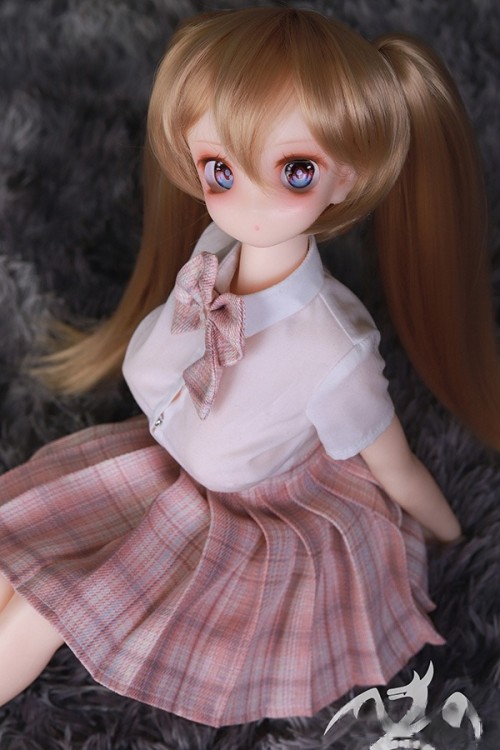 2.6kg フルシリコン製 MOZU 63cm 小愛(xiaoai) 肌色＆眼球色＆メイク＆ウィッグ＆衣装は宣材写真と同じ 小型で軽量化で収納しやい 使いやすい