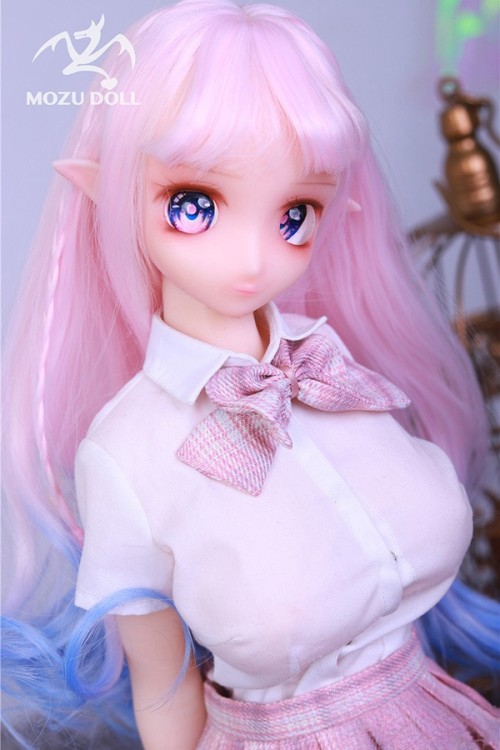 2.6kg フルシリコン製 MOZU 63cm 小桃(xiaotao) 肌色＆眼球色＆メイク＆ウィッグ＆衣装は宣材写真と同じ 小型で軽量化で収納しやい 使いやすい
