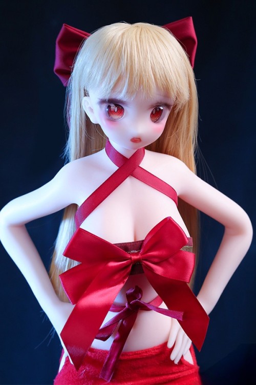2.6kg フルシリコン製 MOZU 63cm 红鲤(Hongli) 肌色＆眼球色＆メイク＆ウィッグ＆衣装は宣材写真と同じ 小型で軽量化で収納しやい 使いやすい