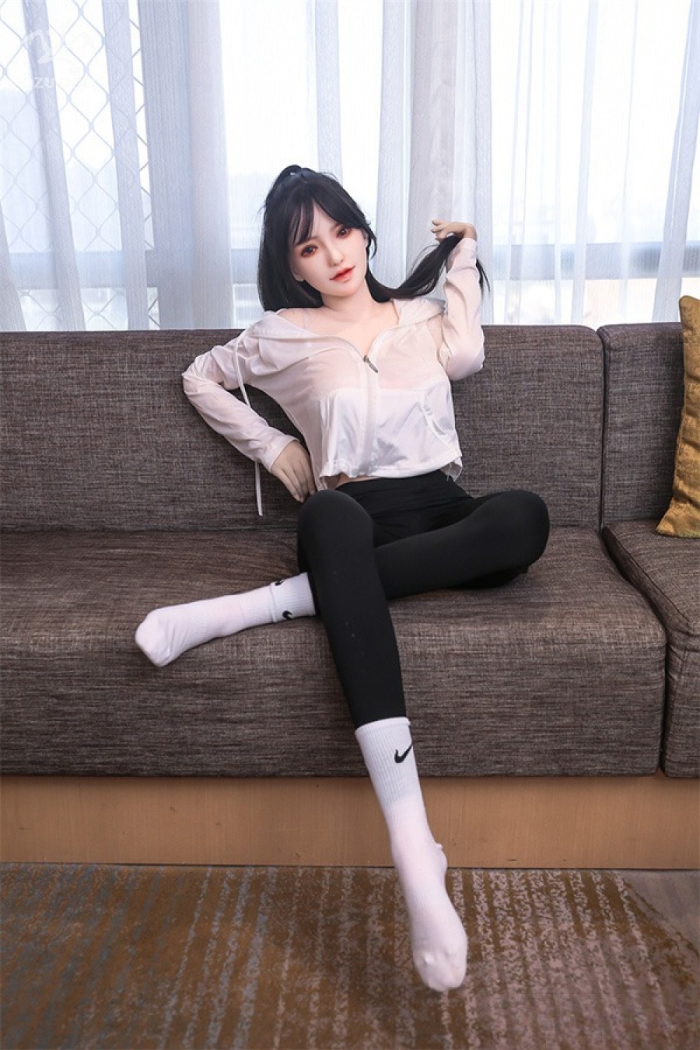 MOZU Doll 163cm Hカップ 清柠頭部 体重35kg 肌色＆眼球色＆メイク＆ウィッグ＆衣装は宣材写真と同じ TPE製ラブドール