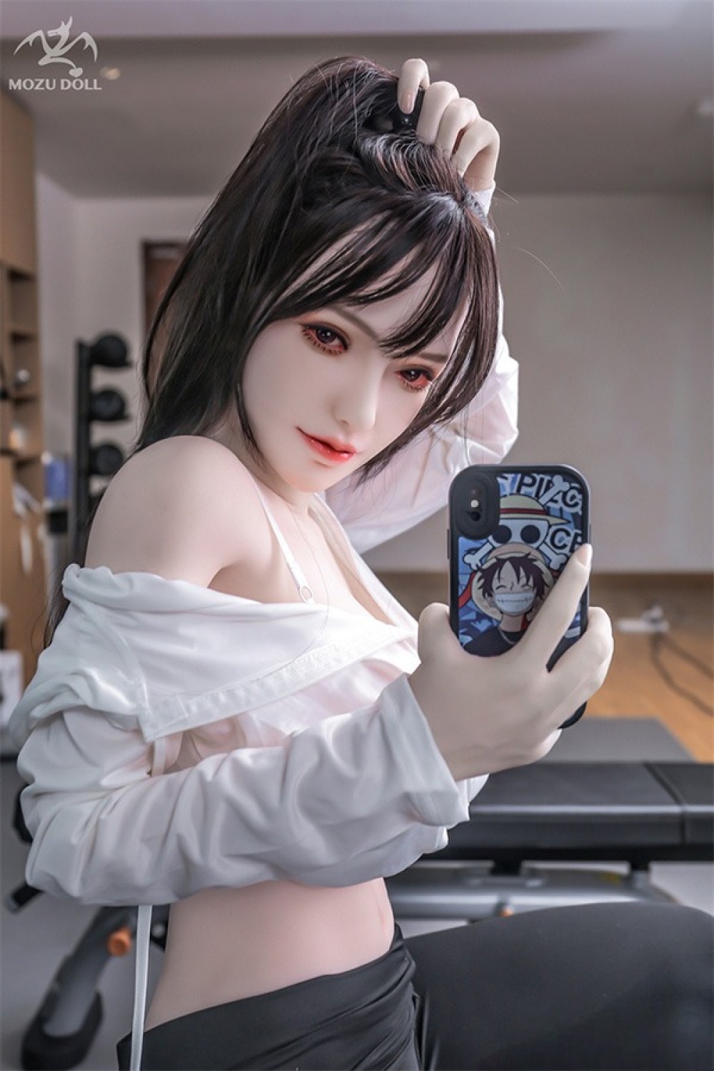 MOZU Doll 163cm Hカップ 清柠頭部 体重35kg 肌色＆眼球色＆メイク＆ウィッグ＆衣装は宣材写真と同じ TPE製ラブドール