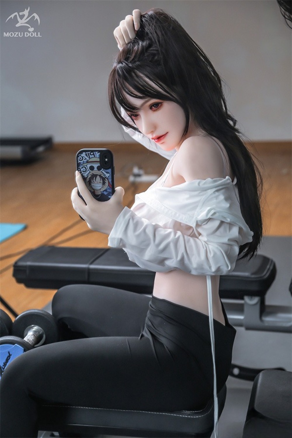 MOZU Doll 163cm Hカップ 清柠頭部 体重35kg 肌色＆眼球色＆メイク＆ウィッグ＆衣装は宣材写真と同じ TPE製ラブドール