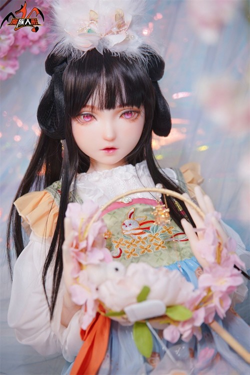 MOZU Doll 120cm Eカップ 瑶儿ちゃん シリコン製ヘッド 体重15kg 肌色＆眼球色＆メイク＆ウィッグ＆衣装は宣材写真と同じ TPE製ラブドール
