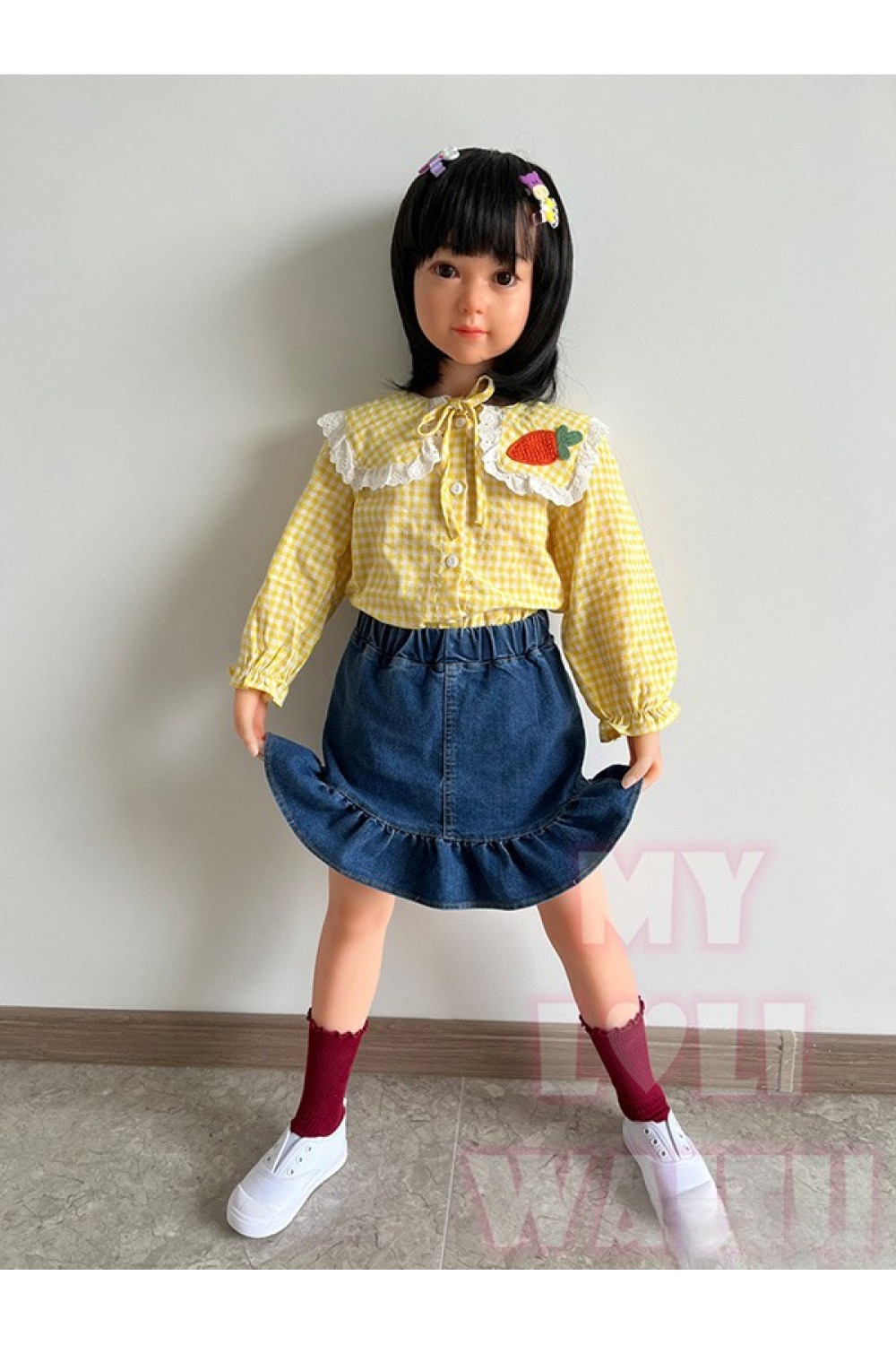 My Loli Waifu 略称MLW 100cm AAカップ 乃々香Nonoka頭部 TPE材質ボディー ヘッド材質選択可能 メイク選択可能