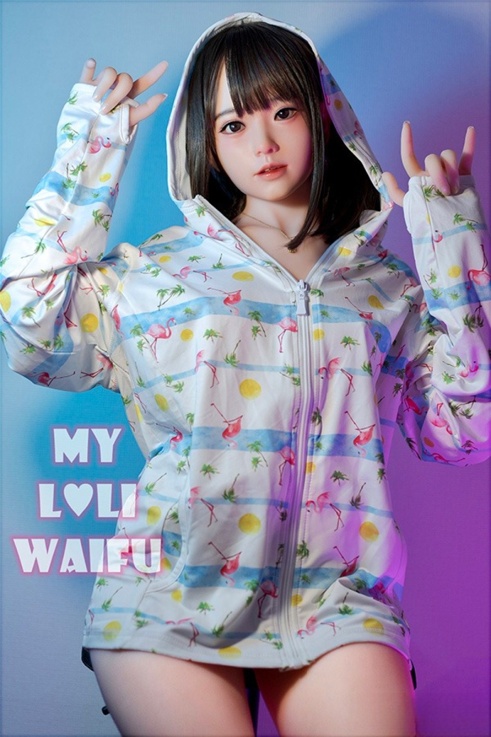 My Loli Waifu 略称MLW 148cm Bカップ 美亜Mia頭部 TPE材質ボディー ヘッド材質選択可能 メイク選択可能