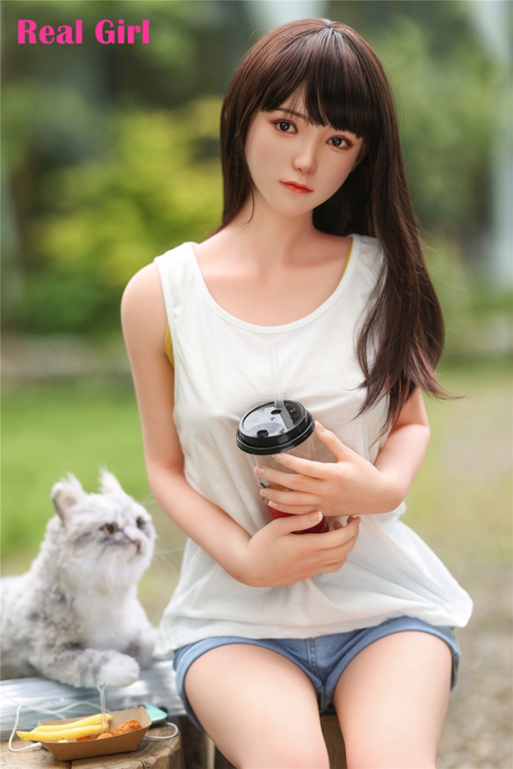 Real Girl 157cm Cカップ R50頭部 TPE材質ボディー ヘッド材質選択可能 メイク選択可能