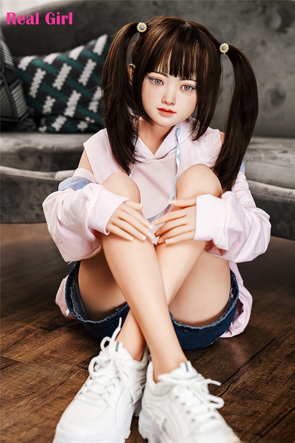 Real Girl 148cm Cカップ R53頭部 TPE材質ボディー ヘッド材質選択可能 メイク選択可能