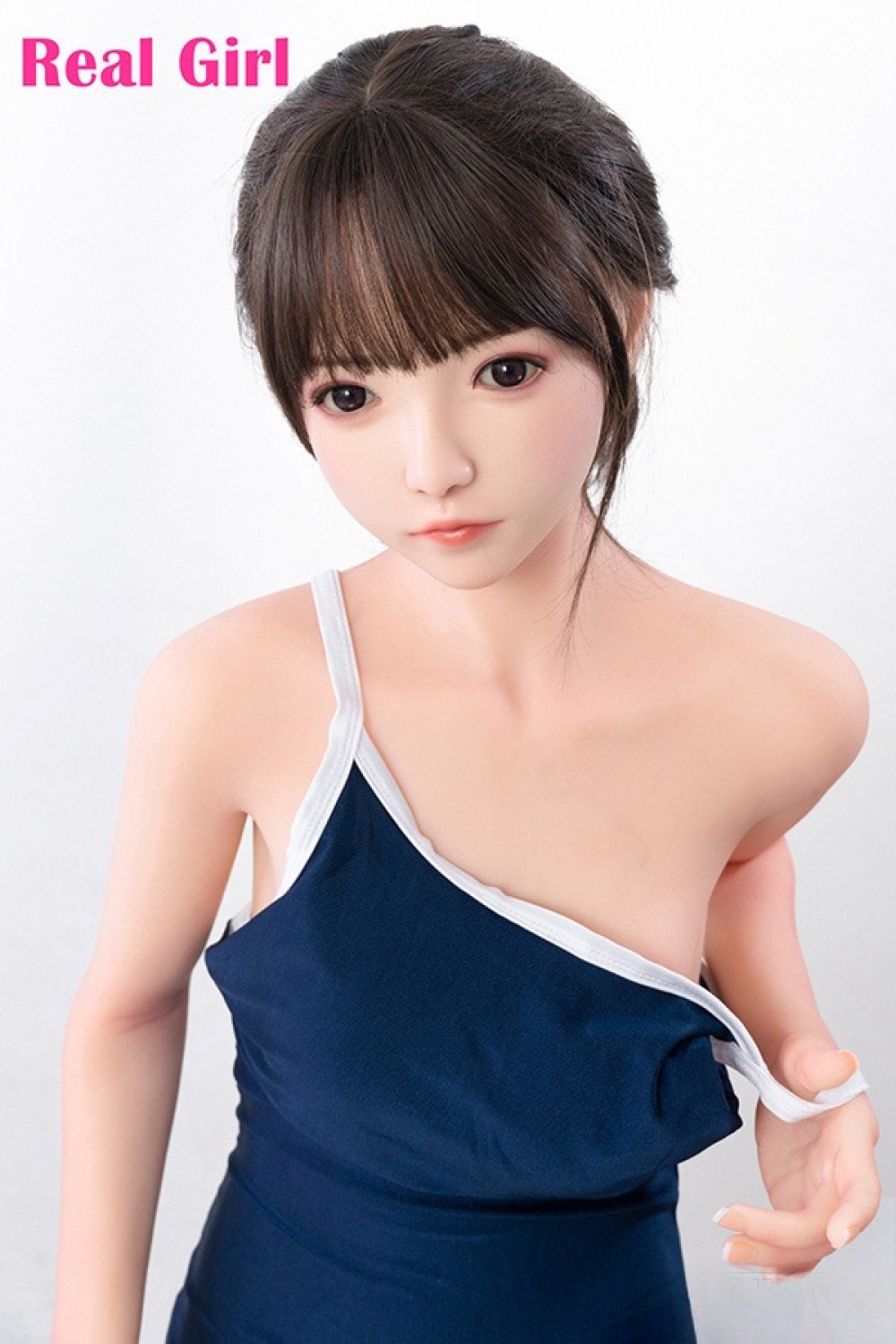 Real Girl 新品ボディ 138cm 貧乳 ロり系 R45頭部 シリコンヘッド 口開閉機能あり ヘッドとボディは材質選択可 メイク選択可能