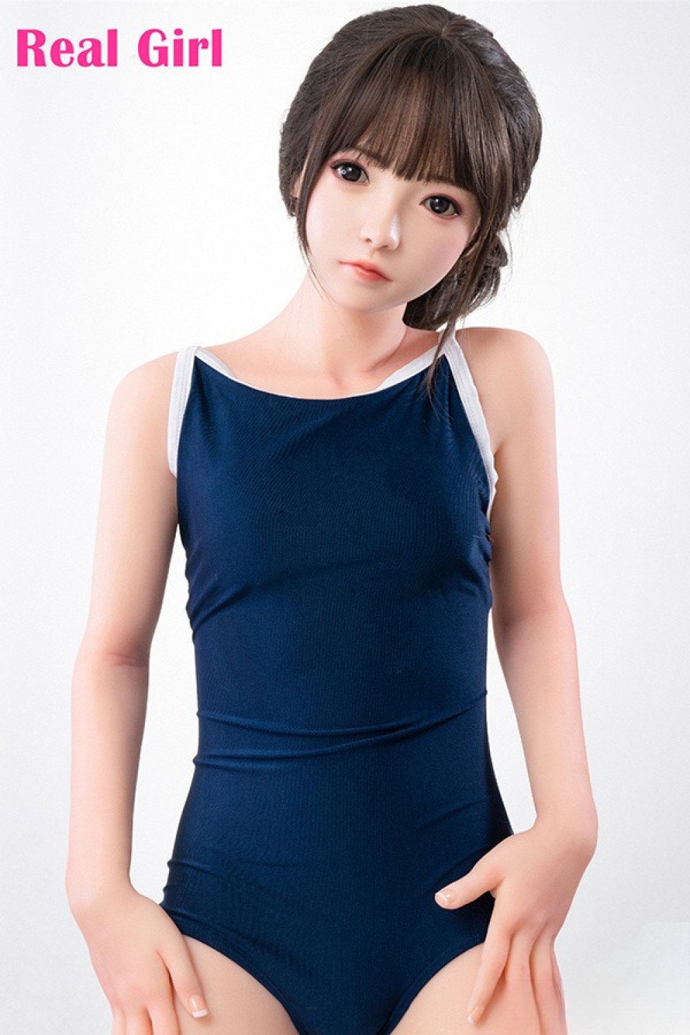 Real Girl 新品ボディ 138cm 貧乳 ロり系 R45頭部 シリコンヘッド 口開閉機能あり ヘッドとボディは材質選択可 メイク選択可能