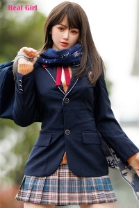 Real Girl 157cm Cカップ R56頭部 TPE材質ボディー ヘッド材質選択可能 メイク選択可能