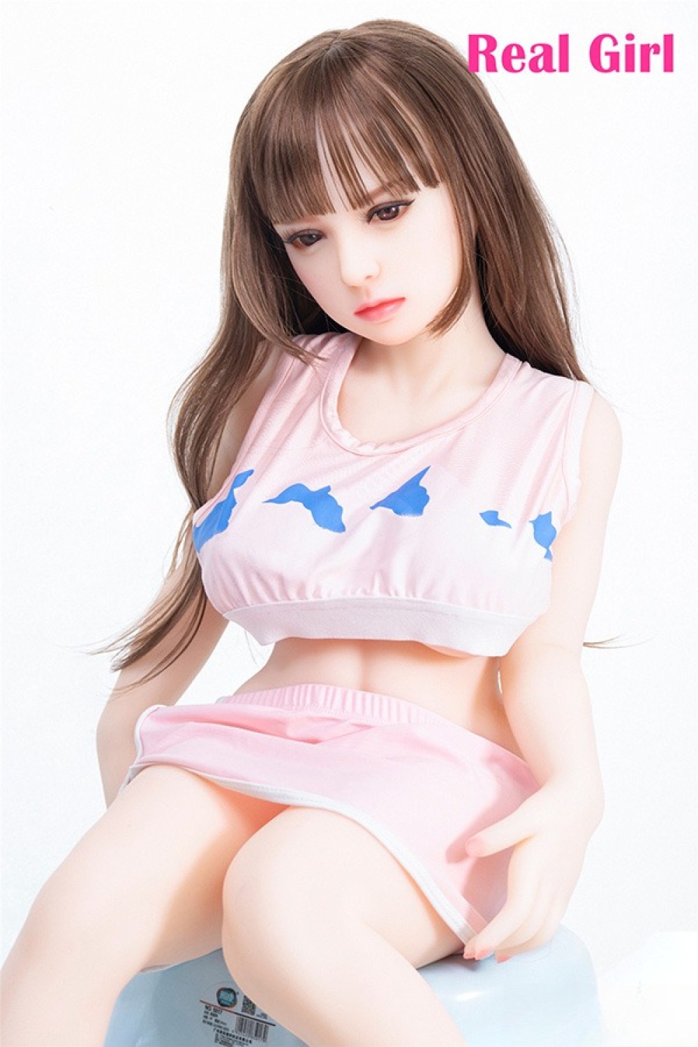 Real Girl 莉々ちゃん シームレス 110cm 頭身一体化 16kg使い安い EVO骨格付き 宣材写真のヘッドは普通メイク TPE製ラブドール