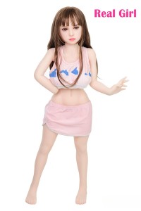 Real Girl 莉々ちゃん シームレス 110cm 頭身一体化 16kg使い安い EVO骨格付き 宣材写真のヘッドは普通メイク TPE製ラブドール