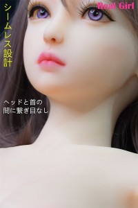 Real Girl 100cm 頭身一体化 14kg使い安い シームレス モエちゃん EVO骨格付き 宣材写真のヘッドは普通メイク TPE製ラブドール
