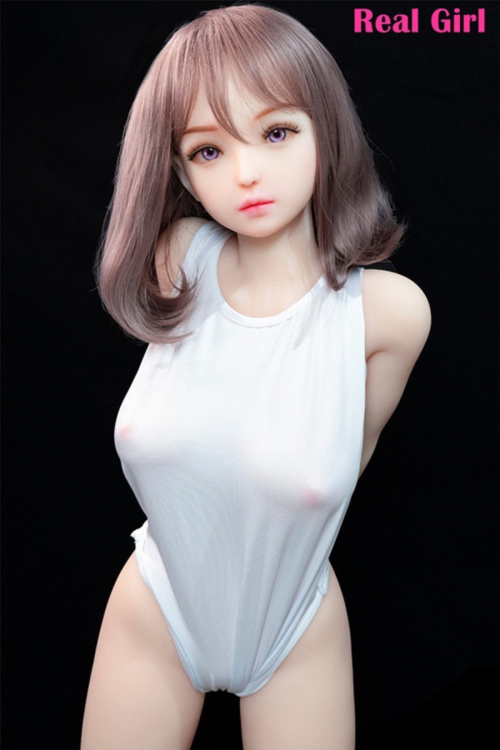 Real Girl 100cm 頭身一体化 14kg使い安い シームレス モエちゃん EVO骨格付き 宣材写真のヘッドは普通メイク TPE製ラブドール